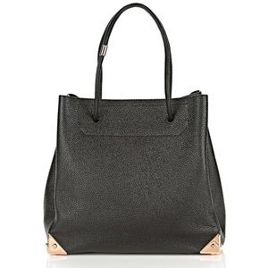 Alexander Wang Black Pebbled Prisma Tote **NWT**
